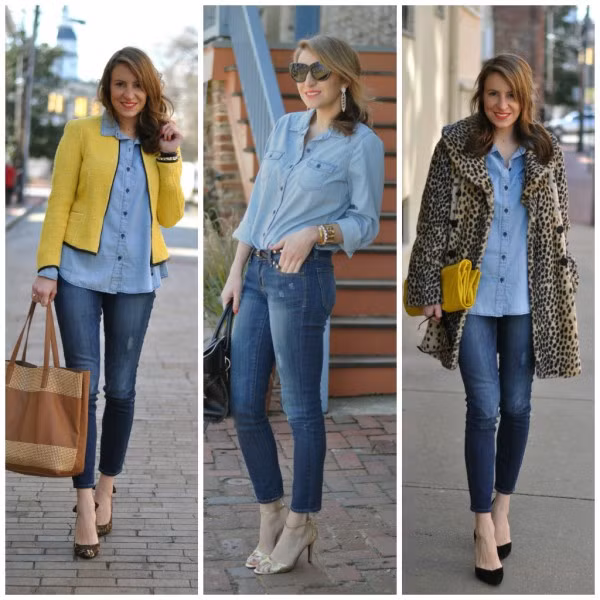 4 cách diện đồ denim sành điệu trong mùa xuân ảnh 7