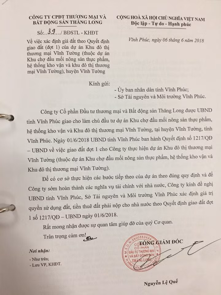 Khu đô thị và chợ đầu mối nông sản: Bước đột phá cho Vĩnh Tường ảnh 3