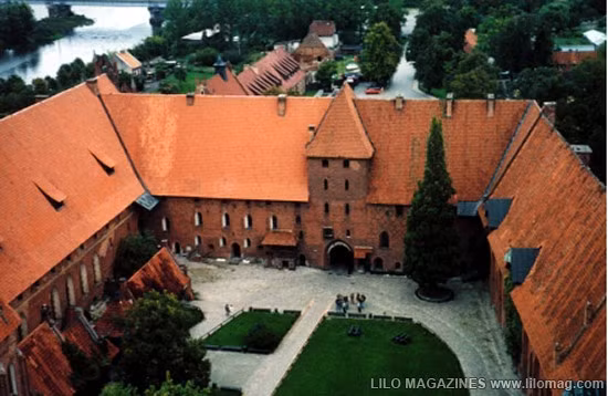 Lâu đài Malbork nổi tiếng nhất Ba Lan rộng 143.591 m2, được xây hoàn toàn bằng gạch theo phong cách kiến trúc Gôtích lớn nhất thế giới. Mehrangarh Fort rộng 81.227 m2, một pháo đài hàng nghìn năm tuổi tại Ấn Độ. Bao quanh là bức tường kiên cố có chiều dày 6m, bên trong là cung điện nguy nga với kiến trúc tinh xảo. Tại đây, bạn có thể thấy nhiều hiện vật lịch sử của những vị vua. Prague Castle rộng 66.761 m2 là lâu đài thời trung cổ lớn nhất ở châu Âu và là nơi ngự trị cổ xưa của các vị vua Séc trong suốt các thời đại. Đây là quần thể các tòa nhà, cung điện, thánh đường lộng lẫy và được xem là biểu tượng của cộng hòa Séc. Windsor Castle rộng 54.835 m2, là lâu đài lớn nhất, lâu đời nhất thế giới và là niềm tự hào lịch sử nước Anh. Lâu đài Hohensalzburg rộng 54523 m2 nằm tại thành phố Salzburg, Áo. Spis Castle rông 49485 m2 là một trong những lâu đài thời Trung cổ lớn nhất ở trung tâm châu Âu, tại miền đông Slovak Buda Castle rộng 44.674 m2 là lâu đài lịch sử của các vị vua Hungary tại Budapest. Himeji Castle rộng 41.468 m2 nằm ở trung tâm của thành phố Himeji, Nhật Bản. Thành cổ Aleppo rộng 39.804 m2, được coi là niềm tự hào của sa mạc, thành cổ Aleppo là một trong những lâu đài nổi tiếng nhất trong thế giới Ả Rập.