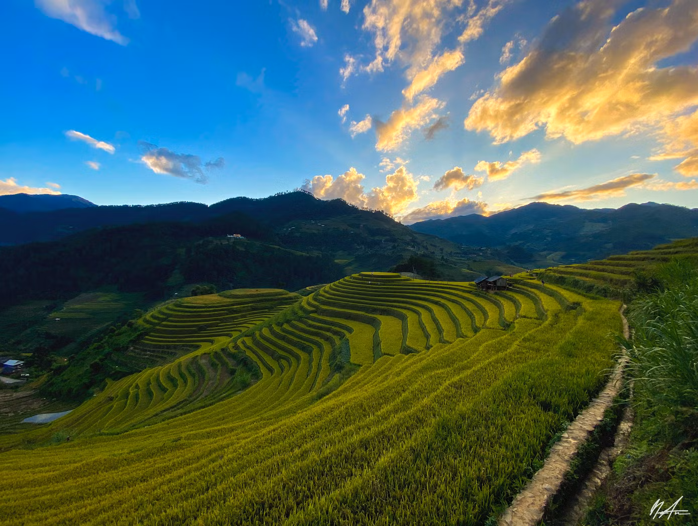 Khí hậu tại Mù Cang Chải quanh năm mát mẻ, nhiệt độ trung bình hàng năm dao động từ 19 - 21 độ C (Ảnh: Tuấn Anh).
