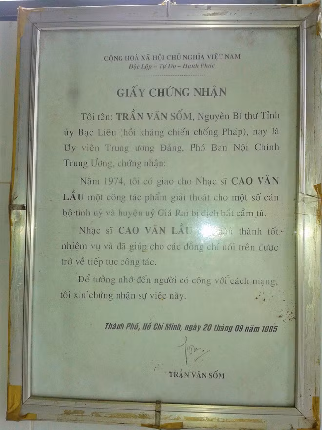 Huyền thoại Cao Văn Lầu và tiếng đàn cứu tử tù ảnh 3
