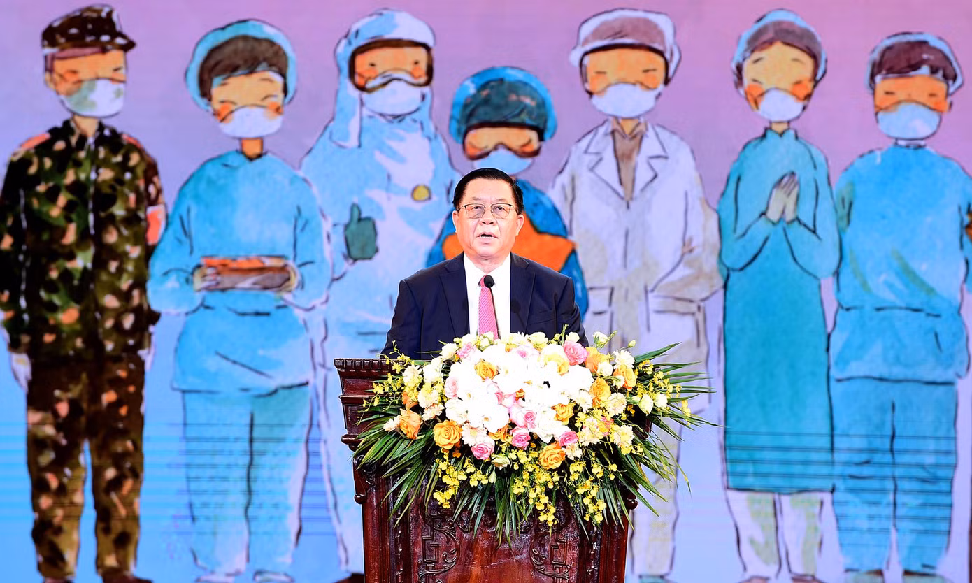 Ông Nguyễn Trọng Nghĩa phát biểu tại chương trình. Ảnh: Xuân Tùng