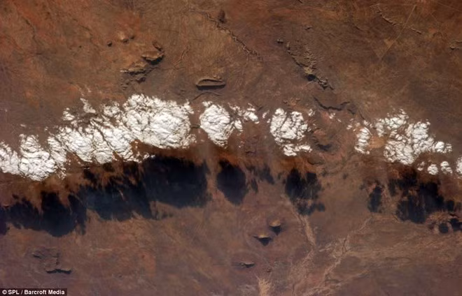 Những đám mây ở Namibia