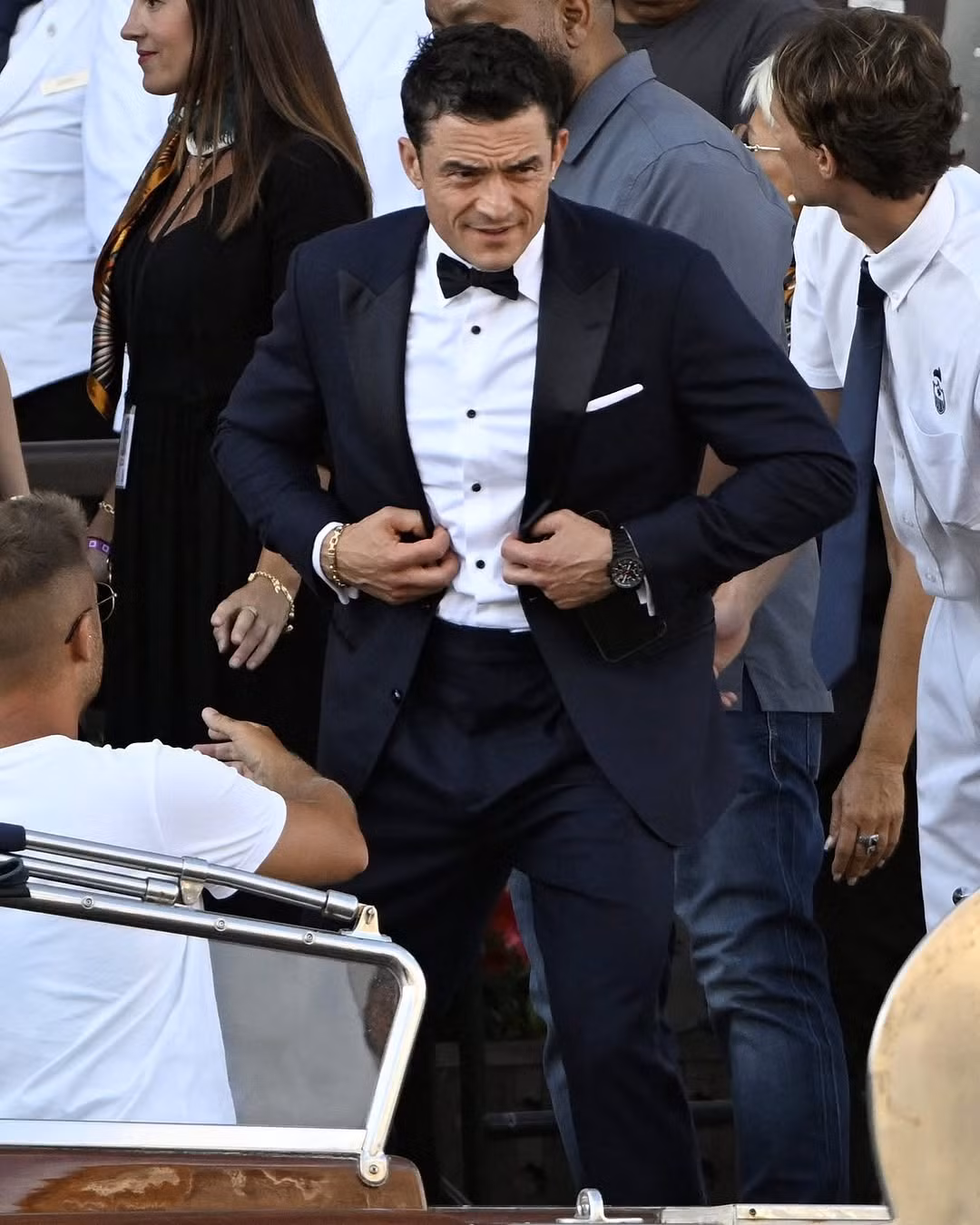 Hai quý ông độc thân Tom Brady và Orlando Bloom. Ảnh: Getty Images.