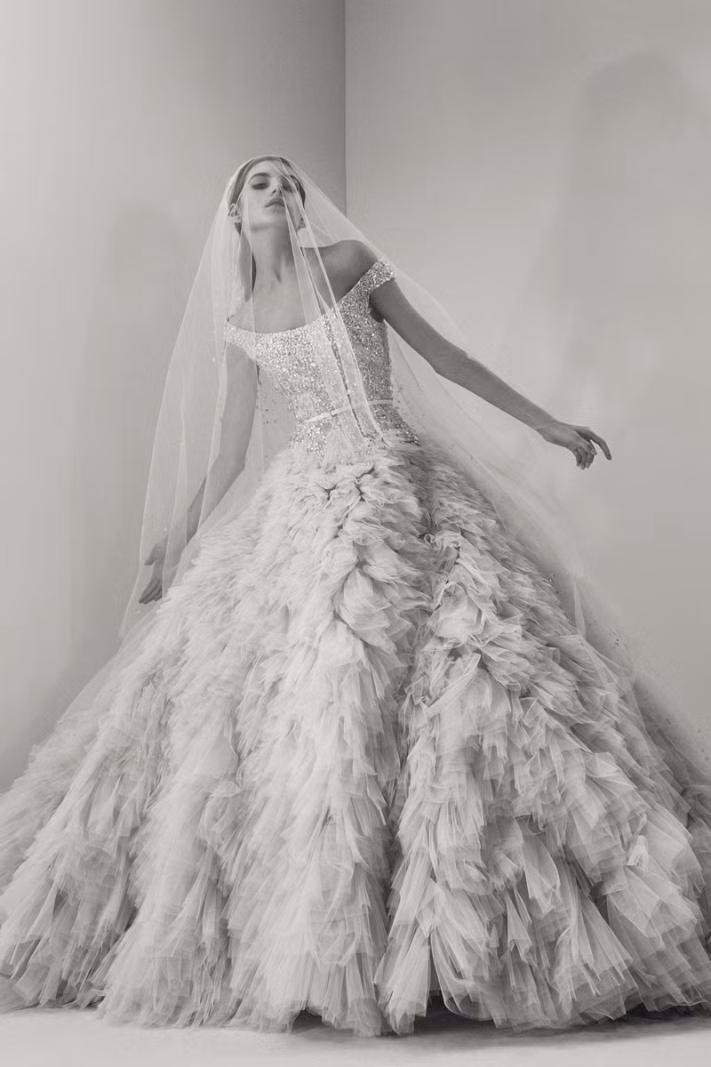 Mãn nhãn ngắm váy cưới thần tiên của Elie Saab 2017 ảnh 5