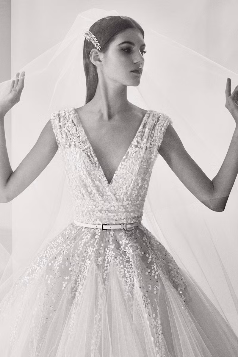 Mãn nhãn ngắm váy cưới thần tiên của Elie Saab 2017 ảnh 1