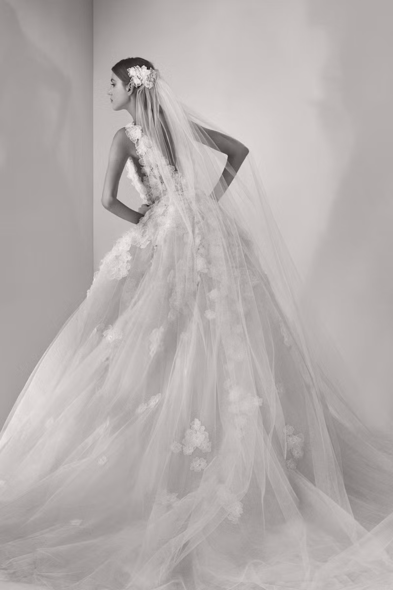 Mãn nhãn ngắm váy cưới thần tiên của Elie Saab 2017 ảnh 8