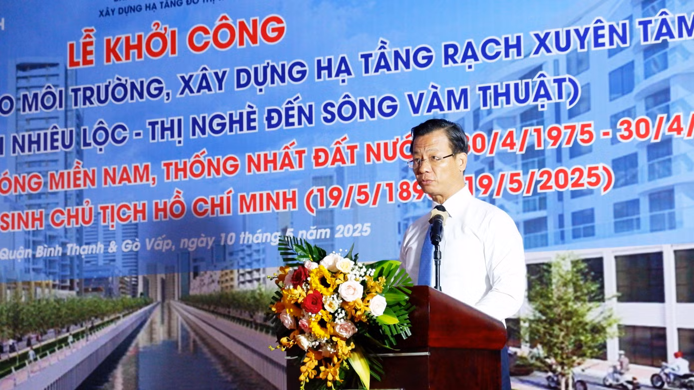 Ông Đậu An Phúc - Giám đốc Ban Hạ tầng đô thị TPHCM. Ảnh: Hữu Huy