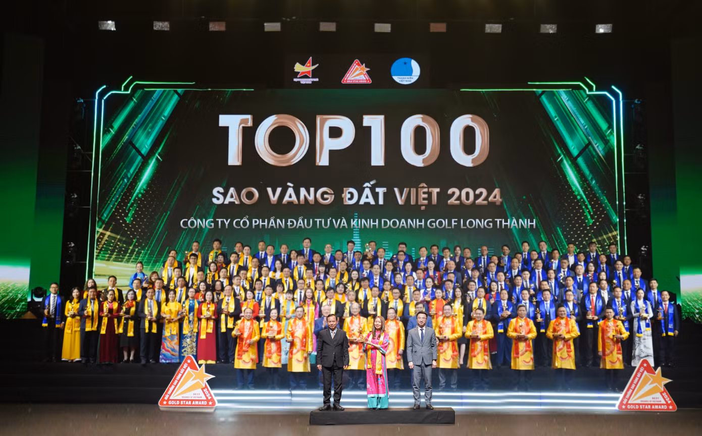 Công ty Golf Long Thành - một trong những thương hiệu Việt Nam tiêu biểu, vinh dự được xướng tên trong danh sách bầu chọn năm 2024