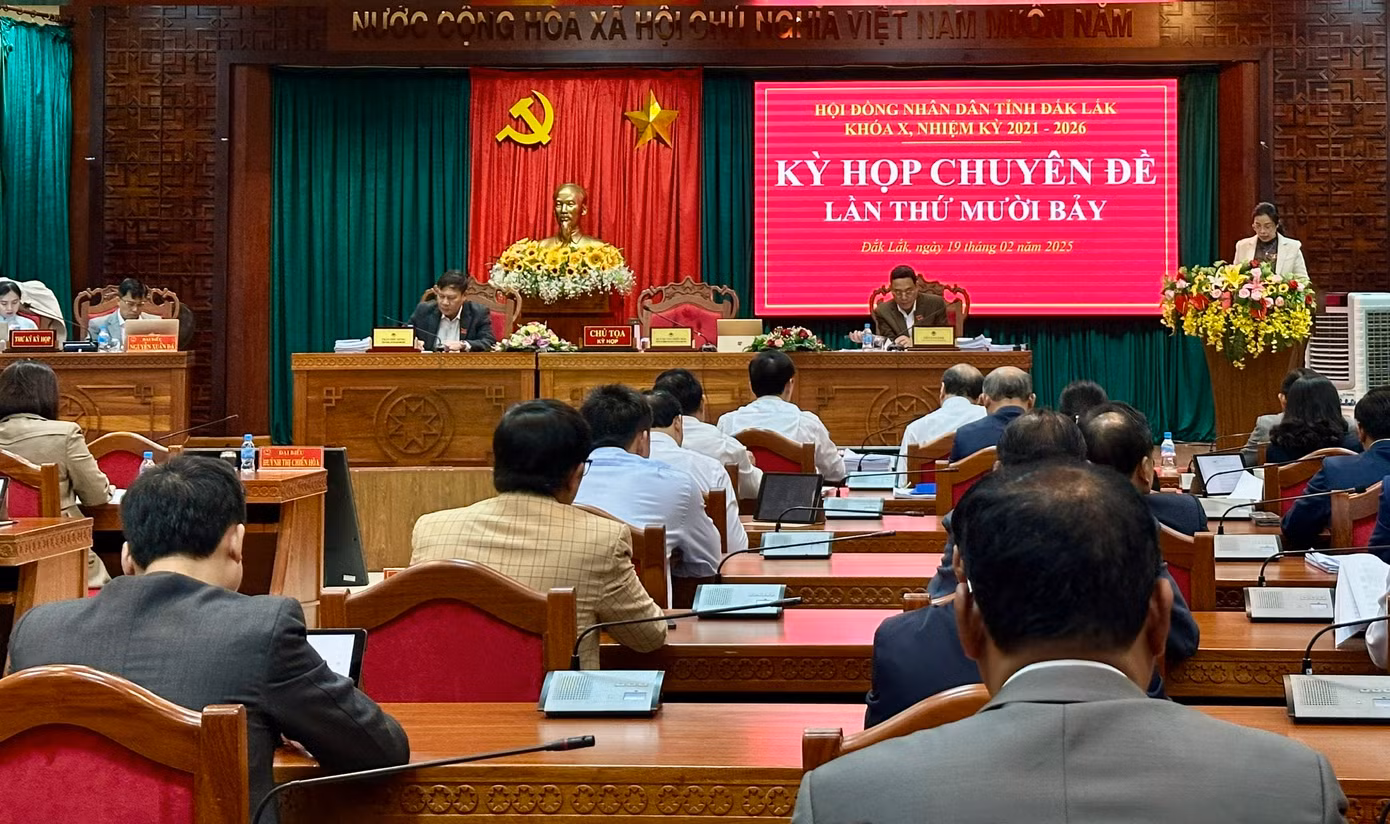 Kỳ họp chuyên đề của HĐND tỉnh Đắk Lắk