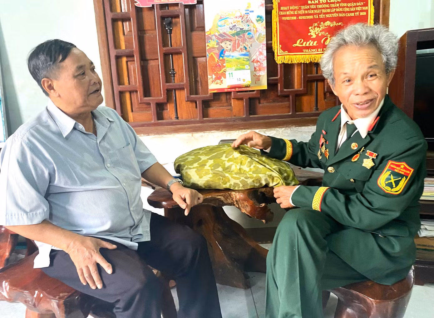 Ông Nguyễn Văn Thí chia sẻ về những năm tháng chiến đấu vì độc lập dân tộc.