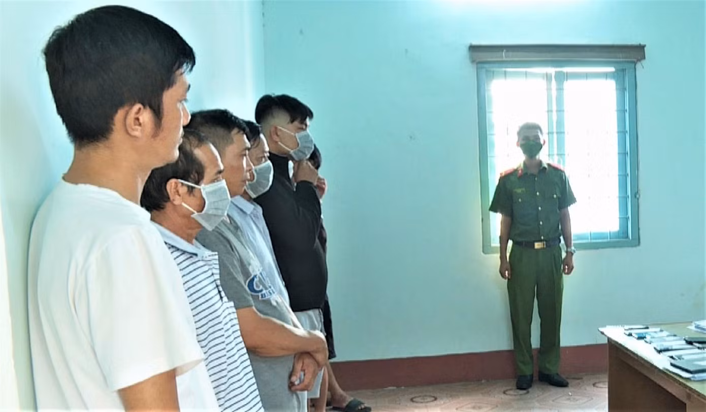 Các đối tượng liên quan trong đường dây cá độ bóng đá