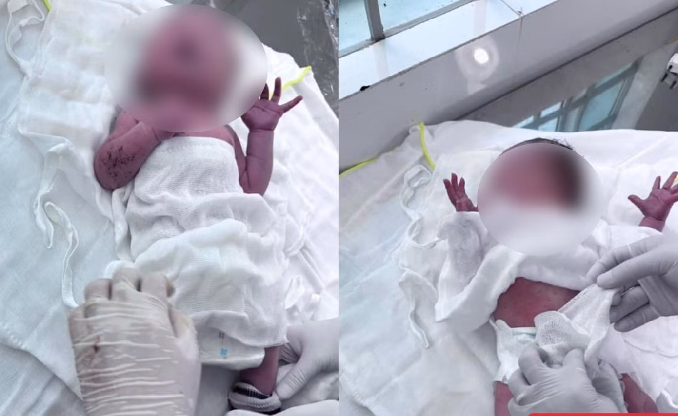 Bé gái sơ sinh bị bỏ rơi đã được đưa vào Bệnh viện Đa khoa tỉnh Khánh Hòa điều trị.