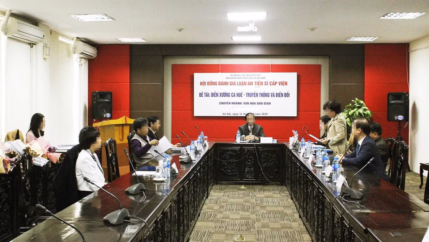 Hội đồng thẩm duyệt Luận án tiến sĩ. Ảnh: minh họa
