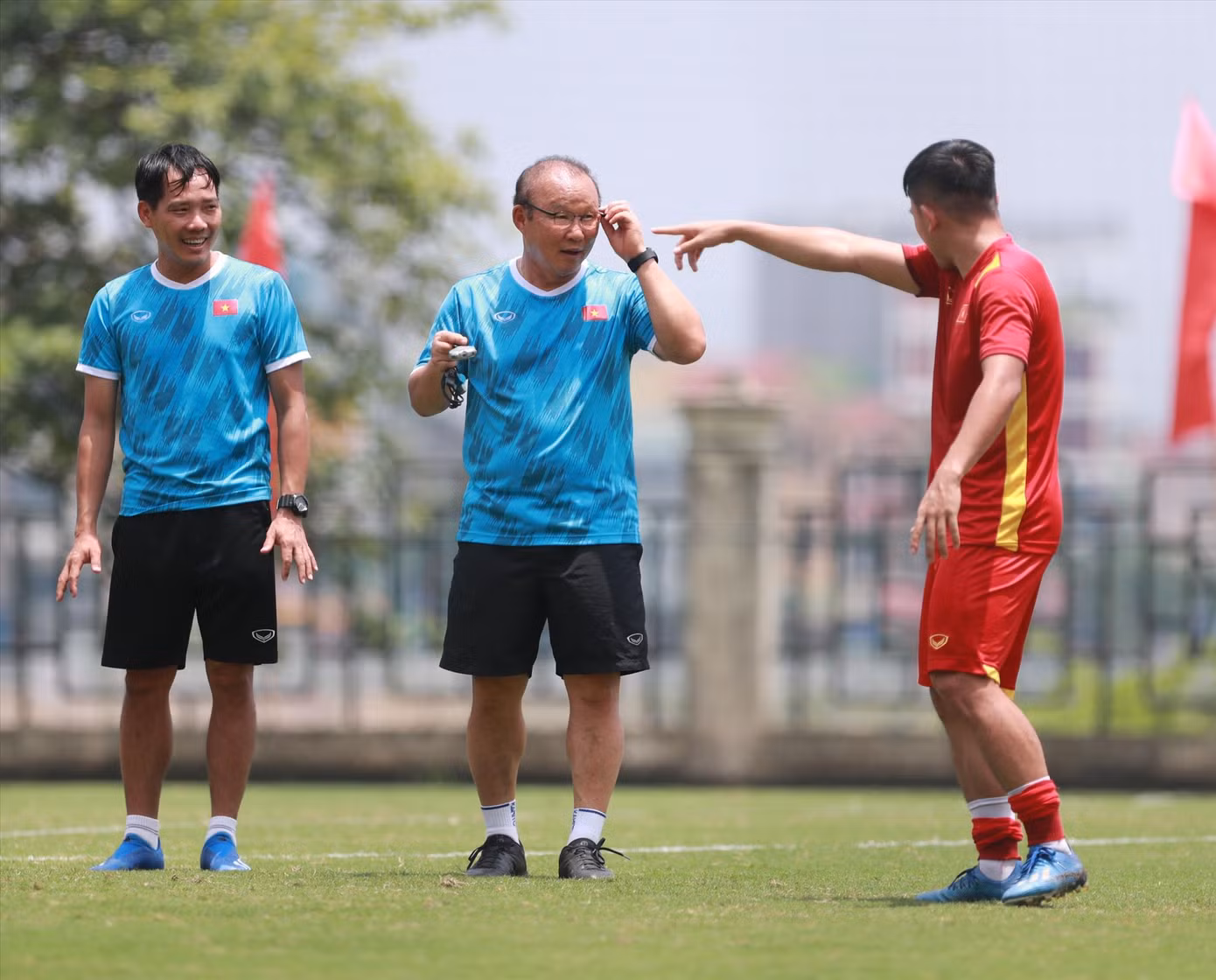 HLV Park Hang-seo sẽ có phương án hoá giải hiện tượng U23 Myanmar?. Ảnh: Hữu Phạm