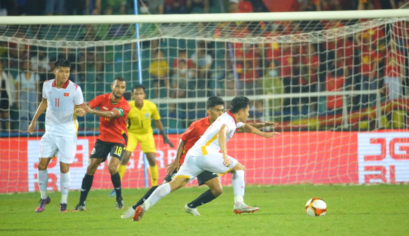 U23 Việt Nam vào bán kết SEA Games 31 với vị trí nhất bảng A. ảnh: Trọng Tài