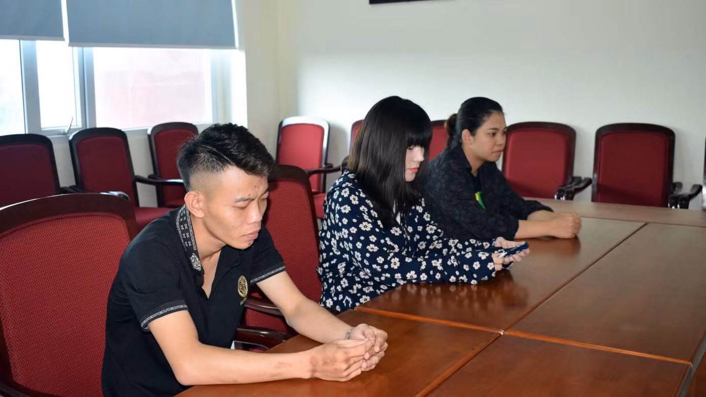 Các bị can tại cơ quan điều tra.