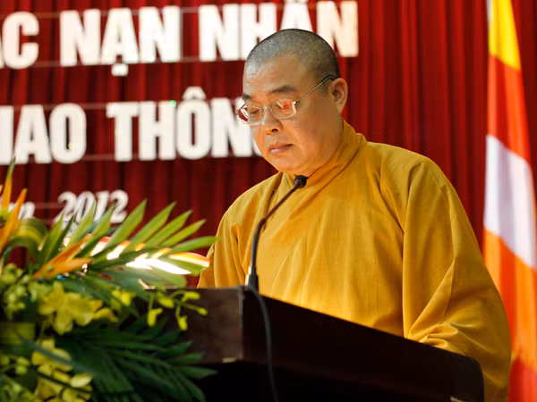 Hòa thượng Thích Thanh Nhiễu – Phó Chủ tịch Thường trực Hội đồng Trị sự Trung ương Giáo hội Phật giáo Việt Nam. Ảnh: Tuấn Nguyễn