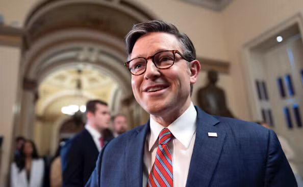 Chủ tịch Hạ viện Mỹ Mike Johnson. (Ảnh: AP) Chủ tịch Hạ viện Mỹ Mike Johnson. (Ảnh: AP)