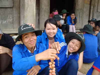 Quang Trung trong lần tình nguyện về A Lưới