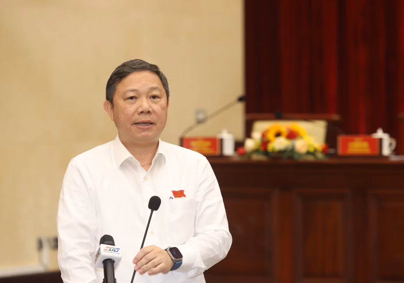 Bí thư Quận ủy quận 1 Dương Anh Đức.