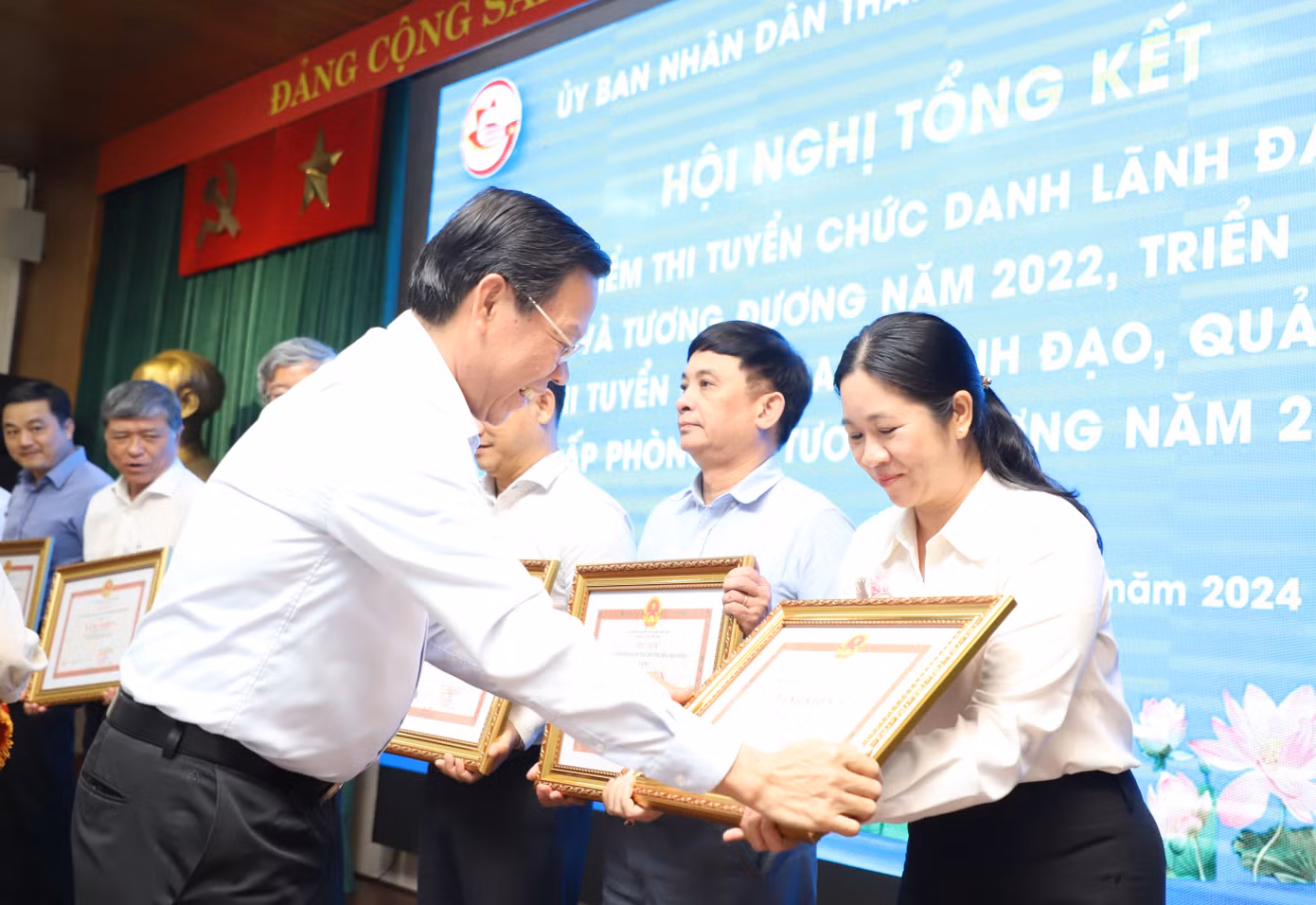 TPHCM vừa tổng kết Đề án thí điểm thi tuyển chức danh lãnh đạo cấp phòng và tương đương năm 2022, với nhiều kết quả khởi sắc tạo tiền đề để tiếp tục triển khai thời gian tới. Ảnh: Ngô Tùng
