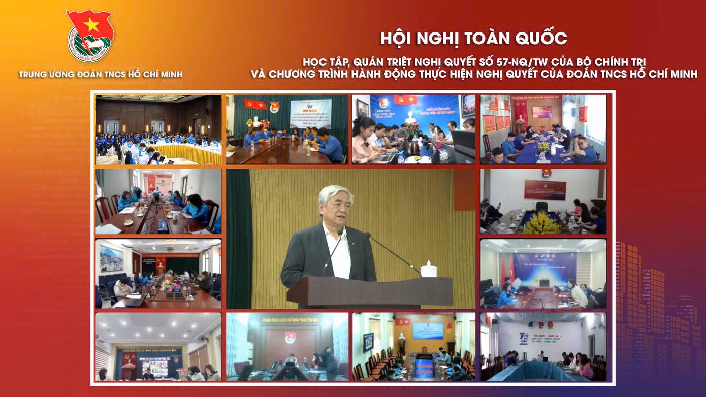 Cán bộ Đoàn, đoàn viên, thanh niên nghe TS. Nguyễn Quân - nguyên Bộ trưởng Bộ Khoa học và Công nghệ - trình bày chuyên đề tại hội nghị. Cán bộ Đoàn, đoàn viên, thanh niên nghe TS. Nguyễn Quân - nguyên Bộ trưởng Bộ Khoa học và Công nghệ - trình bày chuyên đề tại hội nghị.