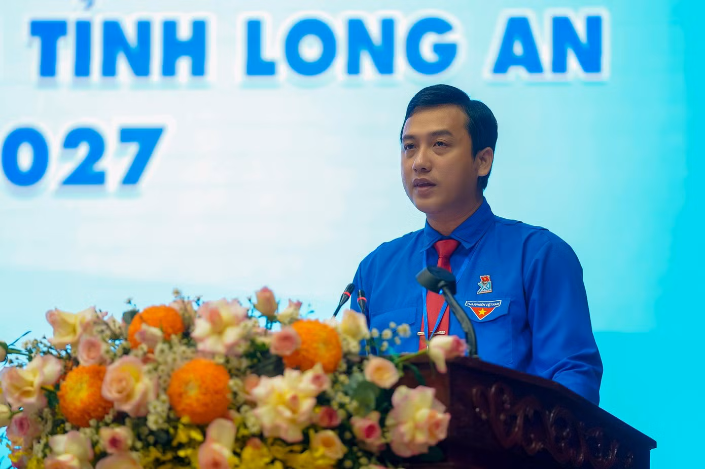 Anh Trần Hải Phú - Bí thư Tỉnh Đoàn Long An khóa XI, nhiệm kỳ 2022-2027.