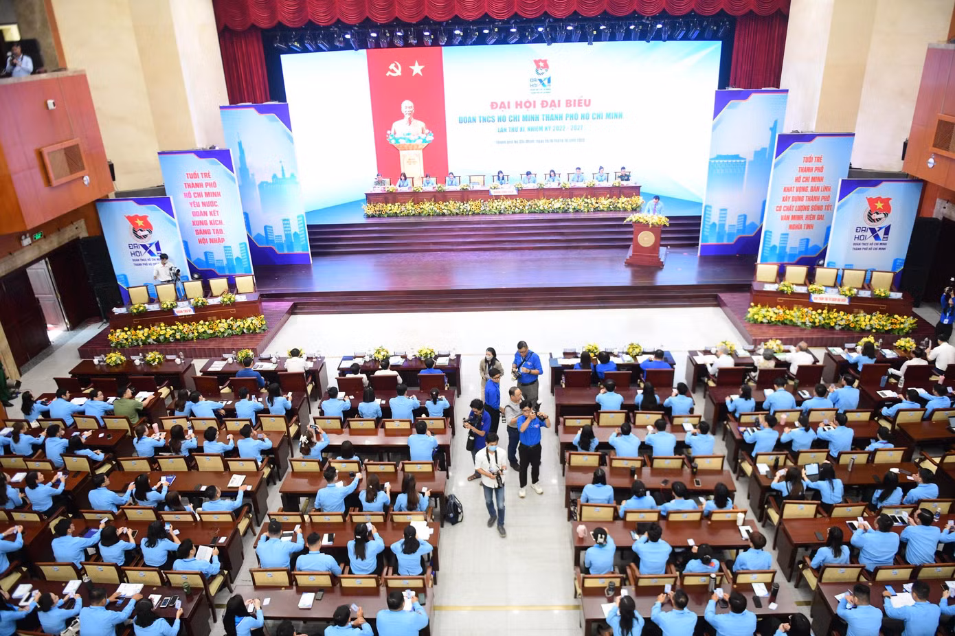 Toàn cảnh đại hội tại phiên khai mạc