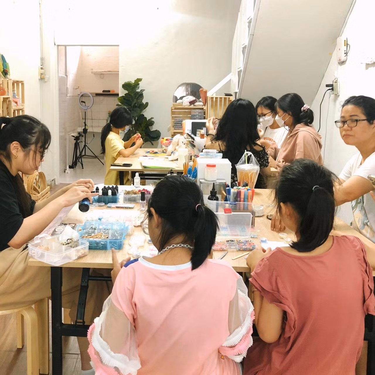 Nhiều hoạt động diễn ra trong một buổi workshop.