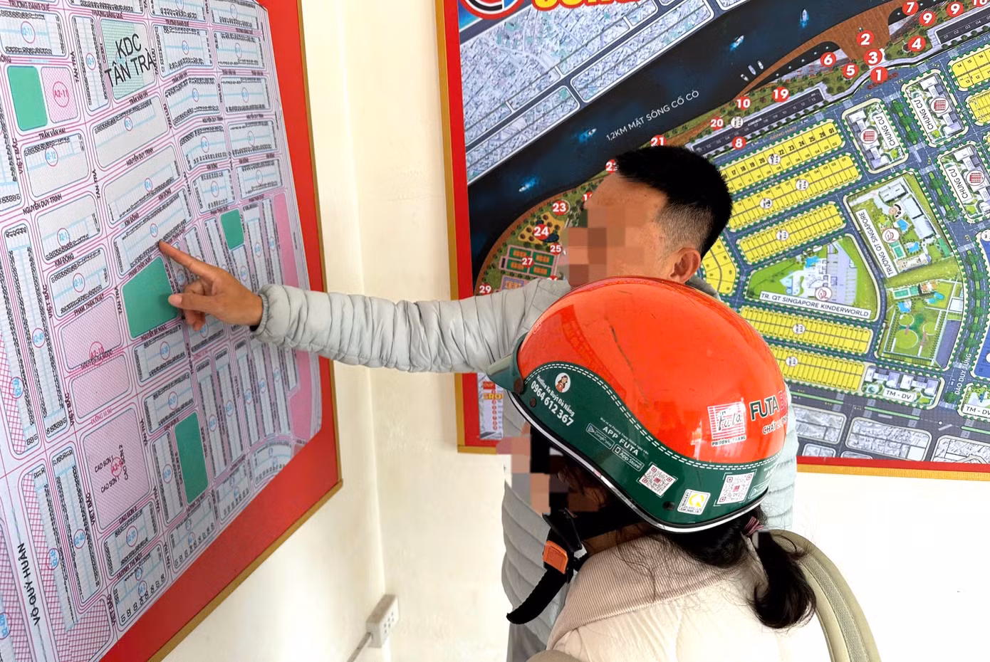 Các khu vực càng gần vùng giáp ranh Quảng Nam - Đà Nẵng giá đất càng cao.