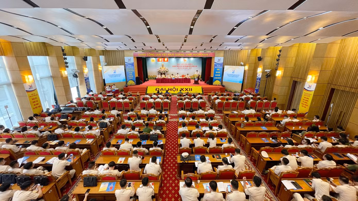 Phiên thứ nhất Đại hội Đoàn Thanh niên Bộ Công an lần thứ XXII