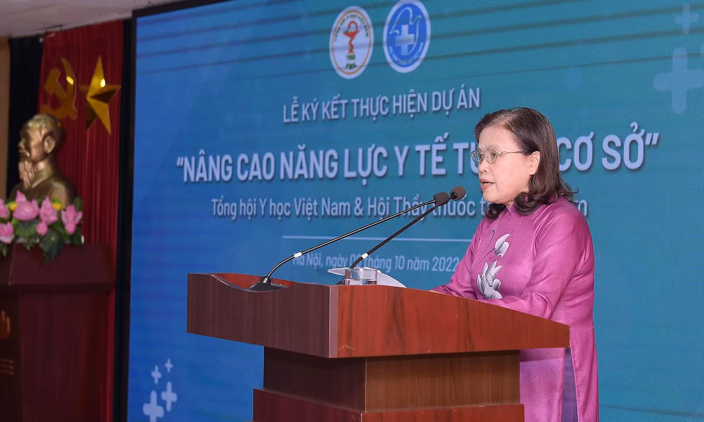 PGS.TS. Nguyễn Thị Xuyên phát biểu tại chương trình