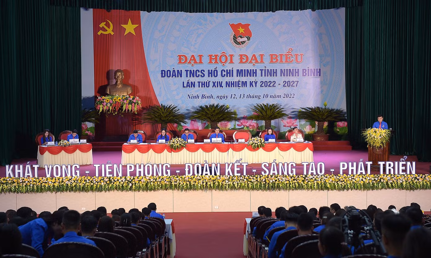 Đại hội lần này mang tinh thần hành động "Khát vọng, tiên phong, đoàn kết, sáng tạo, phát triển". Ảnh: Xuân Tùng