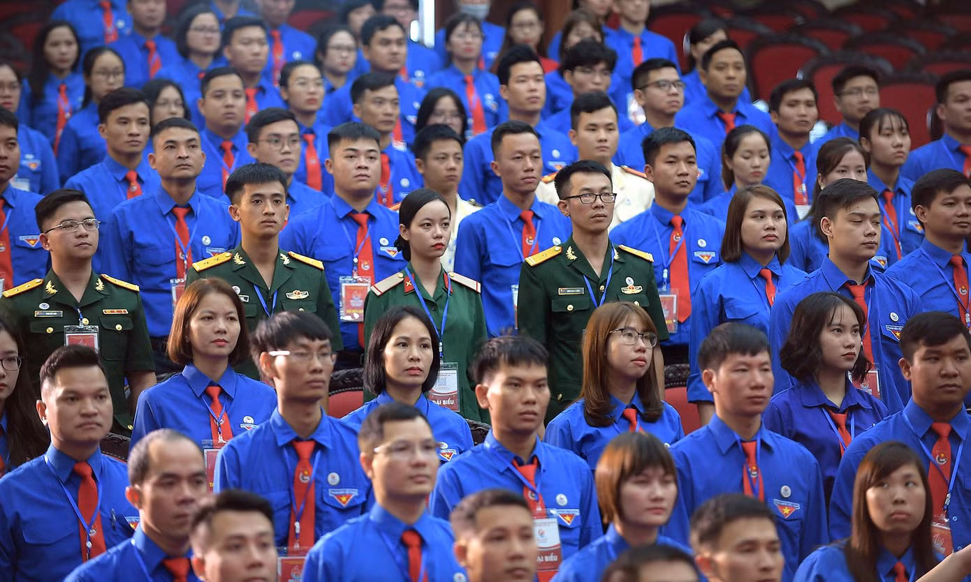 Tham dự Đại hội có 234 đại biểu chính thức đại diện 47.000 đoàn viên và gần 200.000 thanh niên toàn tỉnh. Ảnh: Xuân Tùng