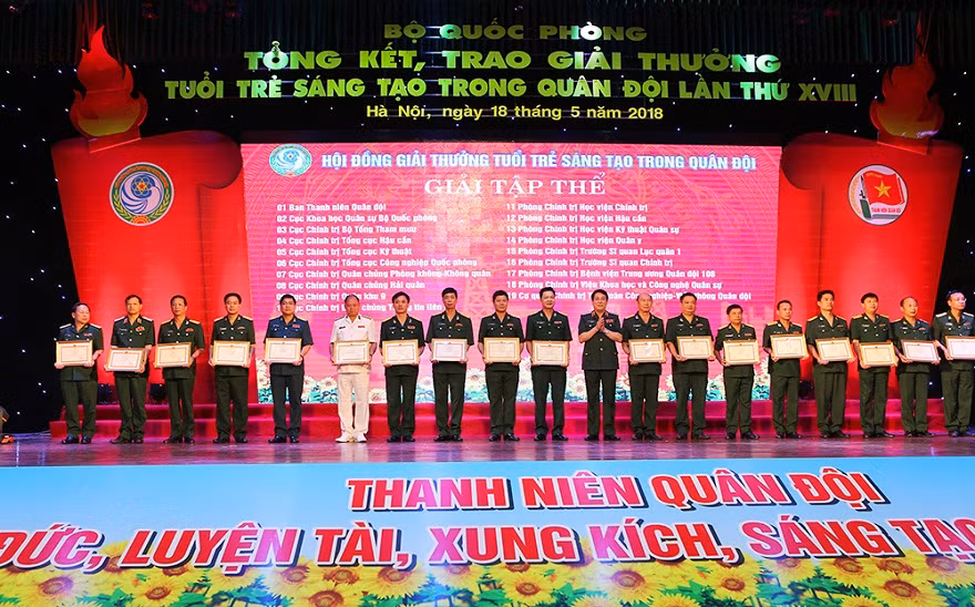 Trao giải thưởng Tuổi trẻ sáng tạo cấp toàn quân lần thứ 18 ảnh 2