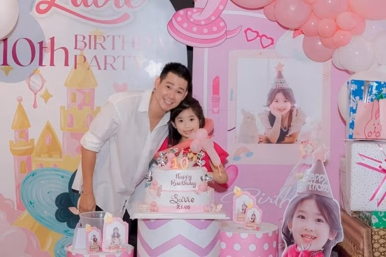 Phùng Ngọc Huy tổ chức sinh nhật cho con gái Lavie.