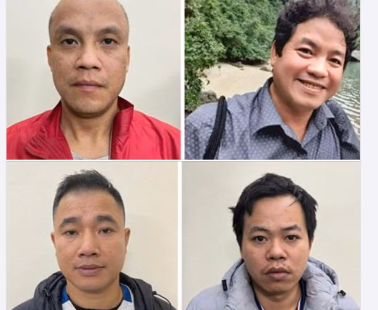 Các đối tượng bị bắt giữ.