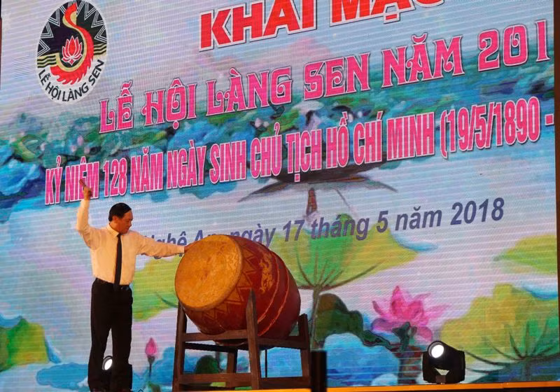 Nghệ An: Khai mạc lễ hội Làng Sen 2018 ảnh 4