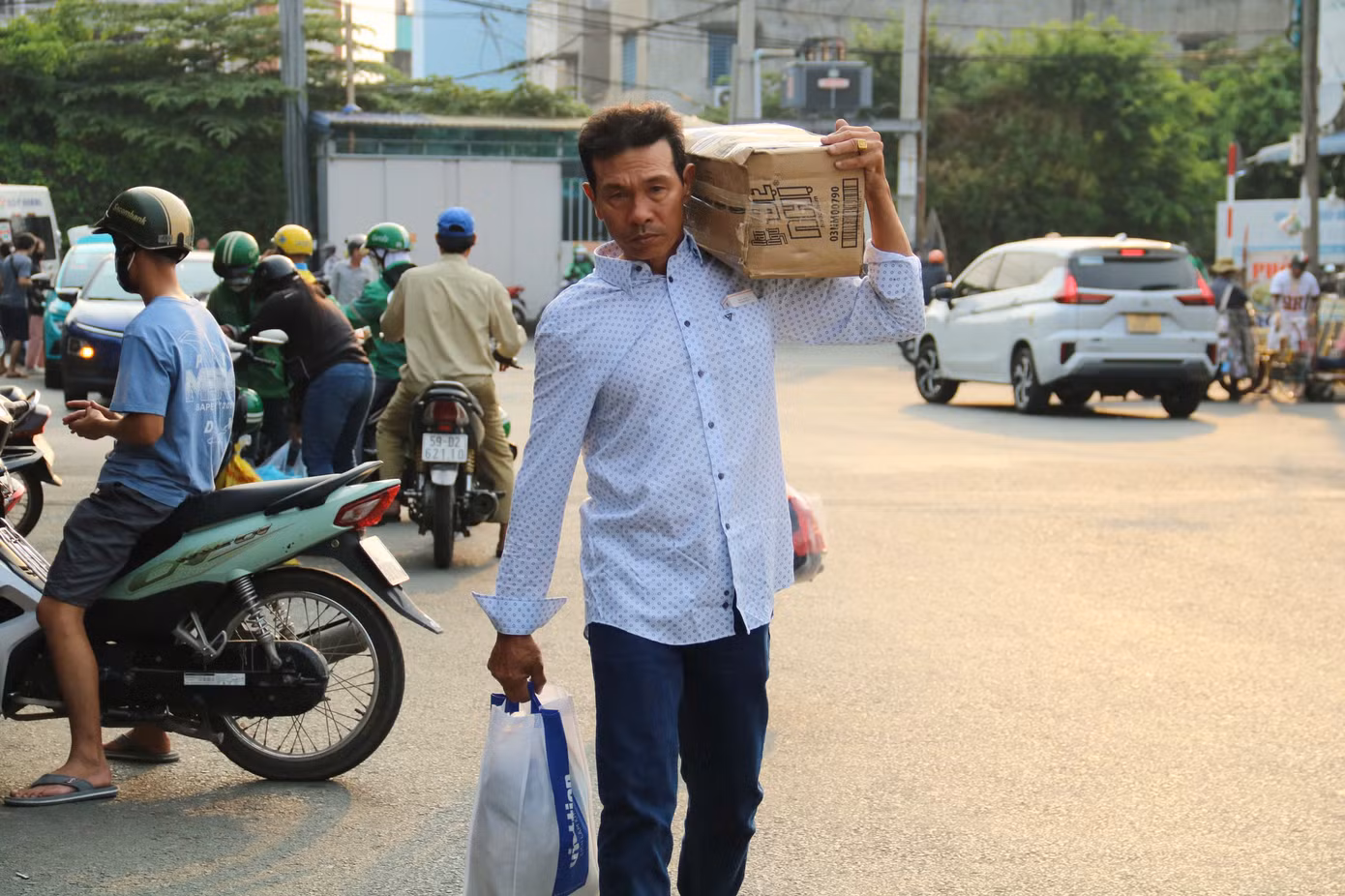 Hình ảnh ghi nhận tại bến xe Miền Tây vào chiều 20/1. Ảnh: CTV