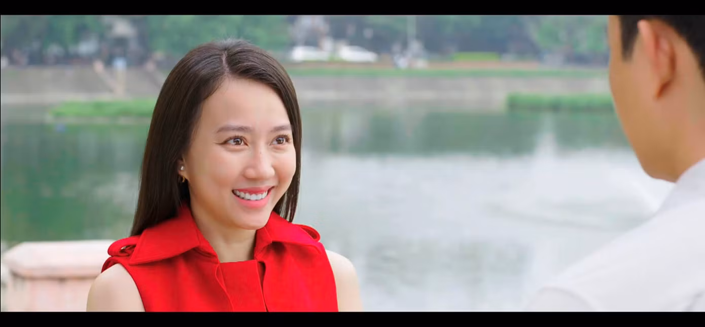 Tạo hình của Huỳnh Hồng Loan trong phim Sao Kim bắn tim sao Hỏa.