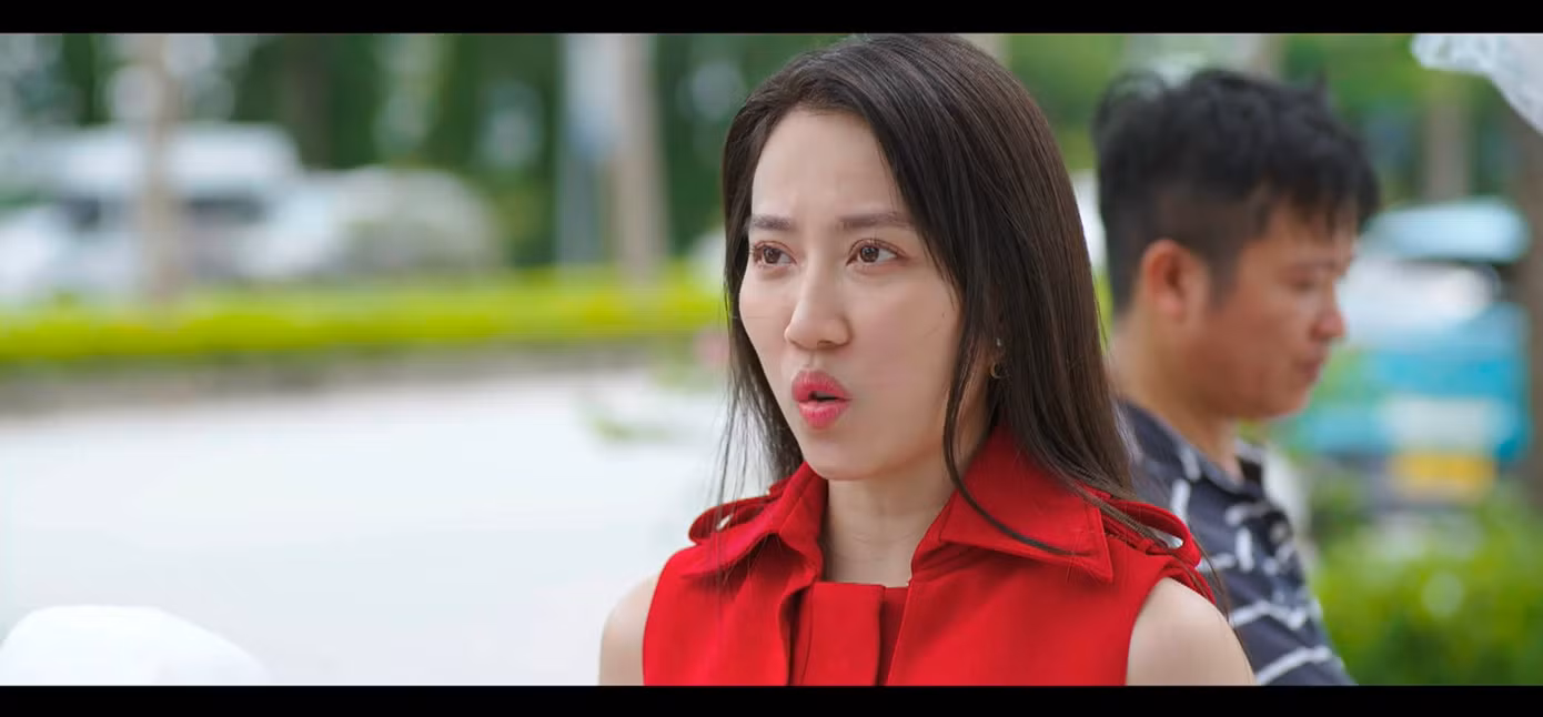 Tạo hình của Huỳnh Hồng Loan trong phim Sao Kim bắn tim sao Hỏa.