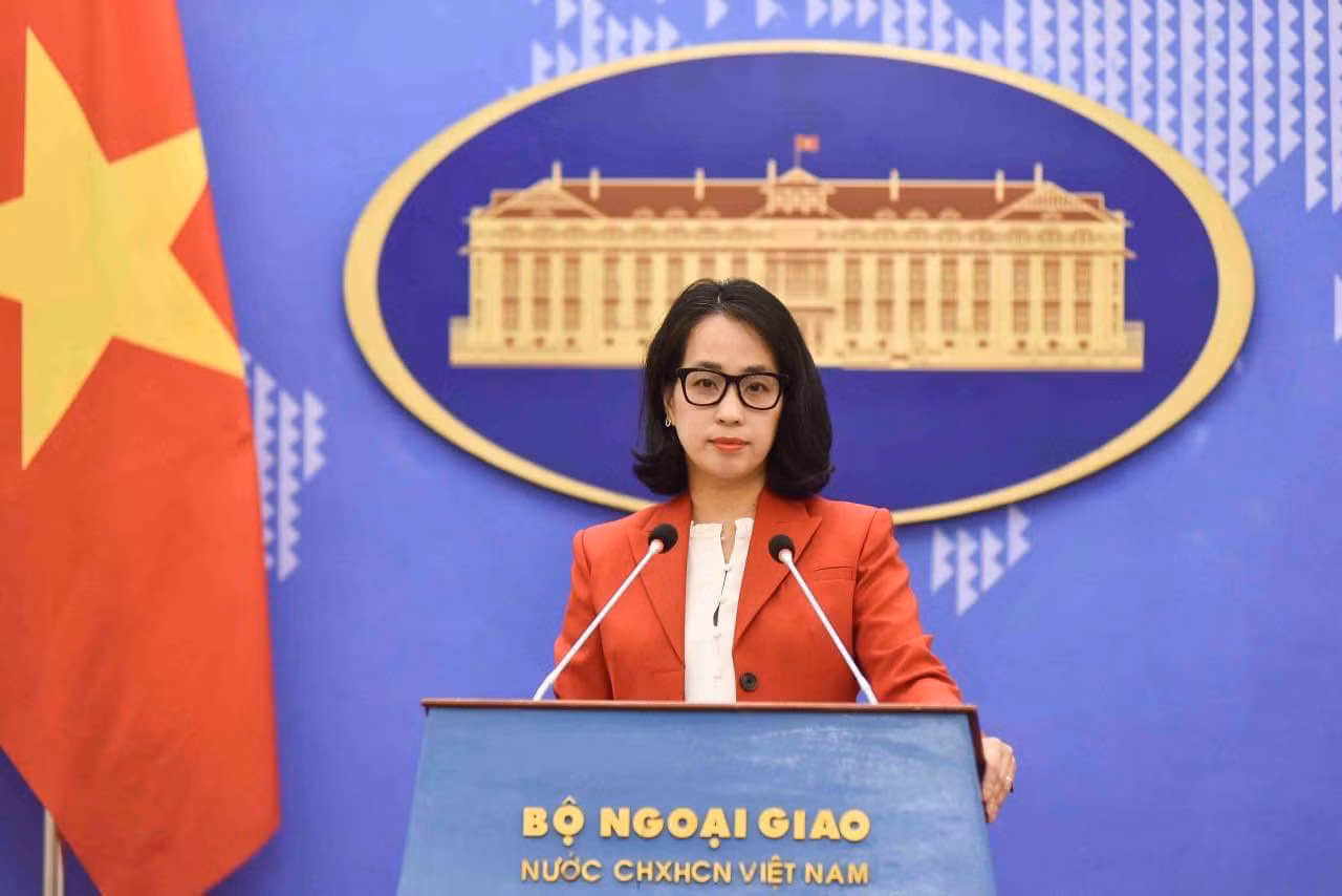 Người phát ngôn Bộ Ngoại giao Việt Nam Phạm Thu Hằng.