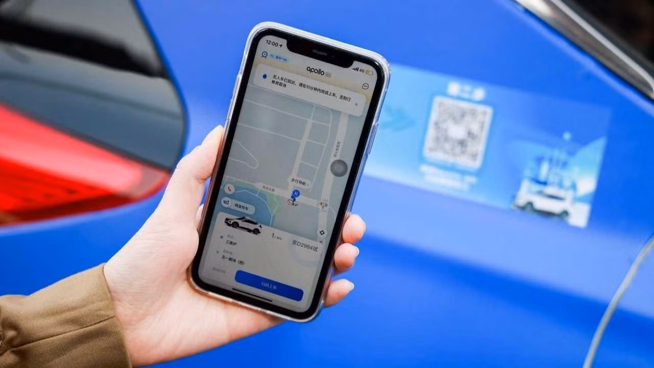 Ứng dụng giúp người dùng tìm taxi tự hành.