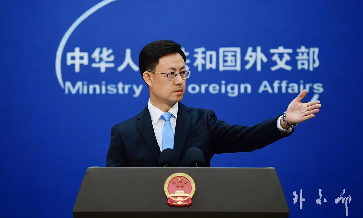 Người phát ngôn Bộ Ngoại giao Trung Quốc Guo Jiakun. (Ảnh: Global Times) Người phát ngôn Bộ Ngoại giao Trung Quốc Guo Jiakun. (Ảnh: Global Times)