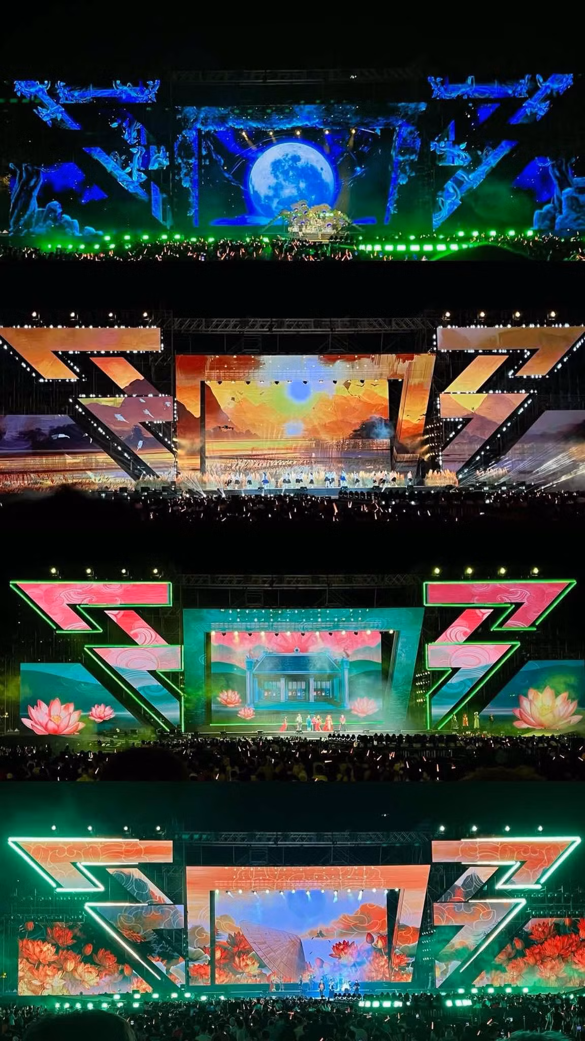Sân khấu của Chị Đẹp Concert khiến khán giả không ngừng "WOW". Nguồn: Enterspacevn.