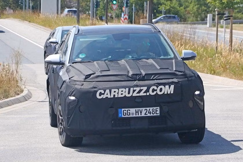 Hyundai Kona EV 2024 đang được thử nghiệm gắt gao tại Đức.