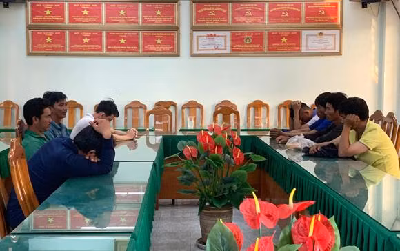 Các đối tượng có liên quan trong vụ án đánh bạc 220 tỷ đồng ở Bình Thuận.