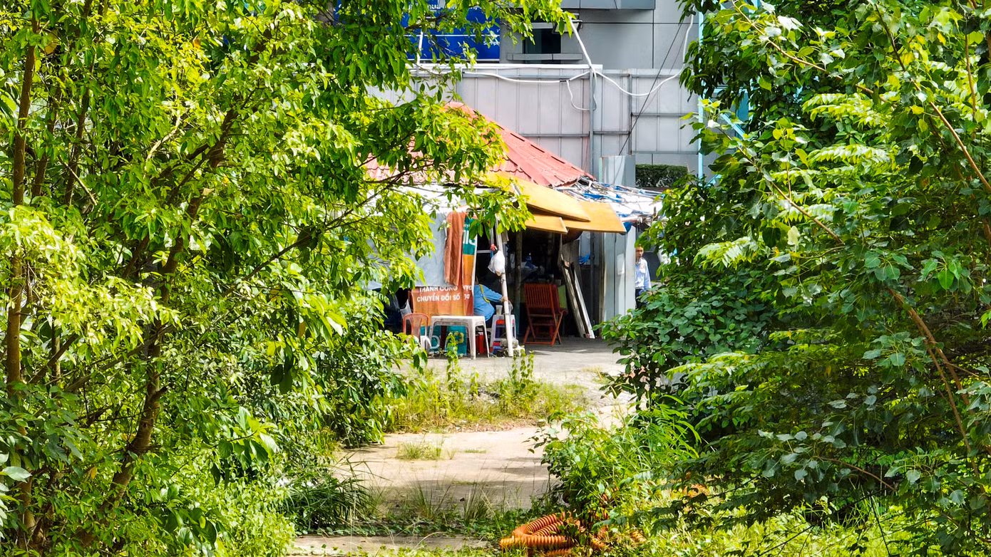 Sau hơn 14 năm triển khai, 2 lần đổi nhà đầu tư, dự án Nhà thi đấu Phan Đình Phùng trên khu đất vàng ở trung tâm TPHCM với 4 mặt tiền vẫn là bãi đất trống, um tùm cỏ dại.