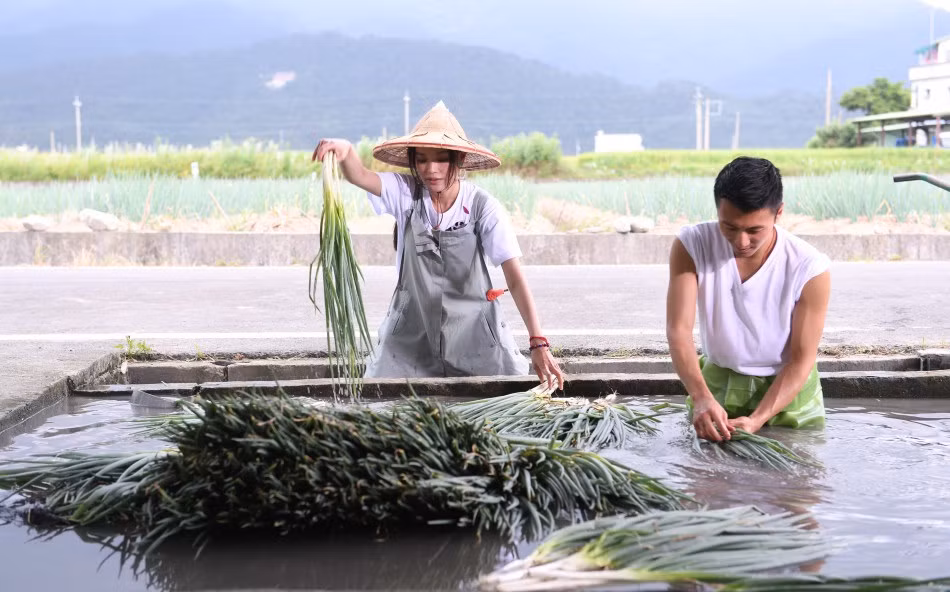 Thư Kỳ - Tạ Đình Phong xắn tay áo… làm nông dân ảnh 2
